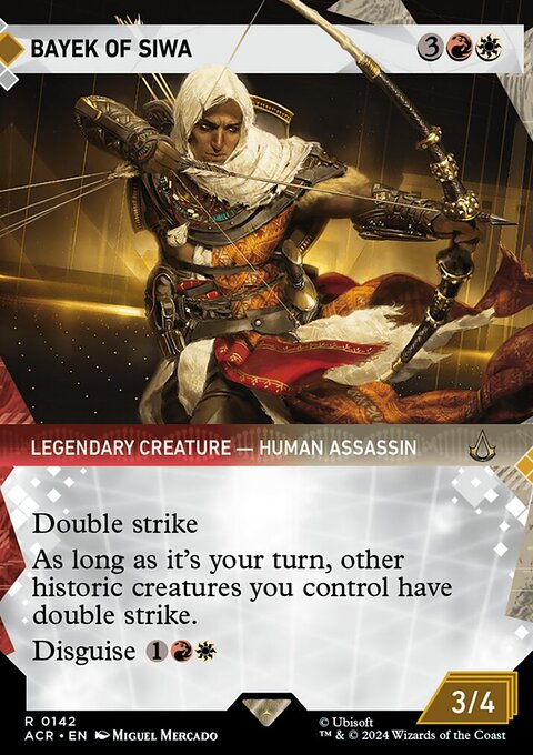 Bayek of Siwa, Assassin's Creed #142, Magic: The Gathering card