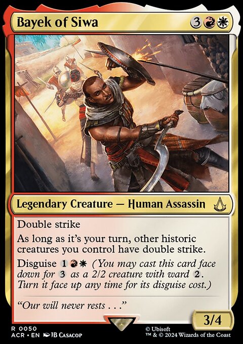 Bayek of Siwa, Assassin's Creed #50, Magic: The Gathering card