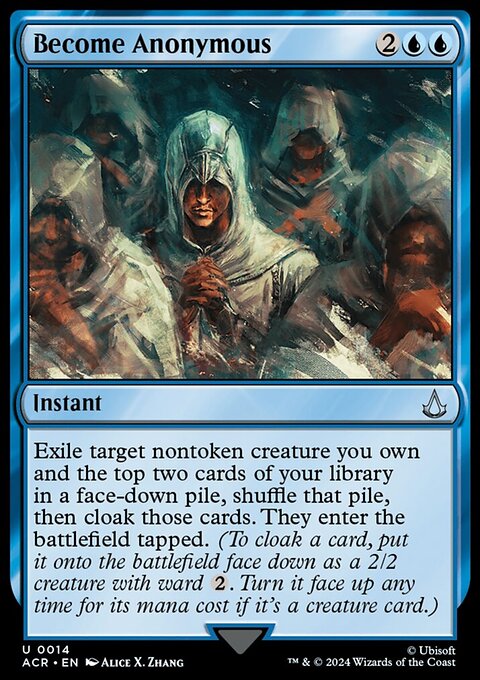 Become Anonymous, Assassin's Creed #14, Magic: The Gathering card