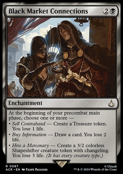 Black Market Connections, Assassin's Creed #87, Magic: The Gathering card