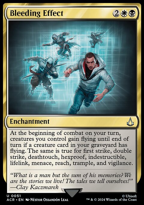 Bleeding Effect, Assassin's Creed #51, Magic: The Gathering card