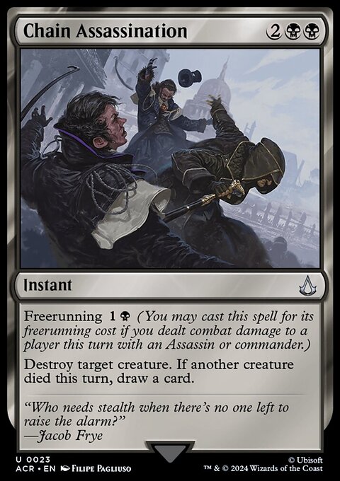 Chain Assassination, Assassin's Creed #23, Magic: The Gathering card