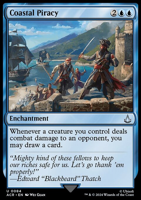 Coastal Piracy, Assassin's Creed #84, Magic: The Gathering card