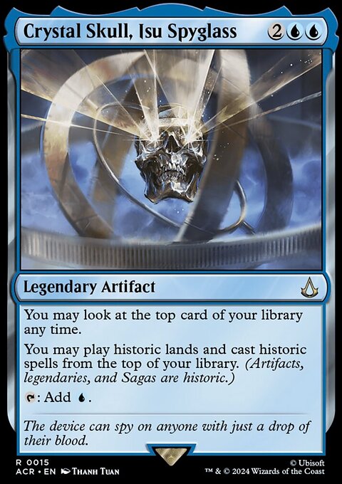 Crystal Skull, Isu Spyglass, Assassin's Creed #15, Magic: The Gathering card