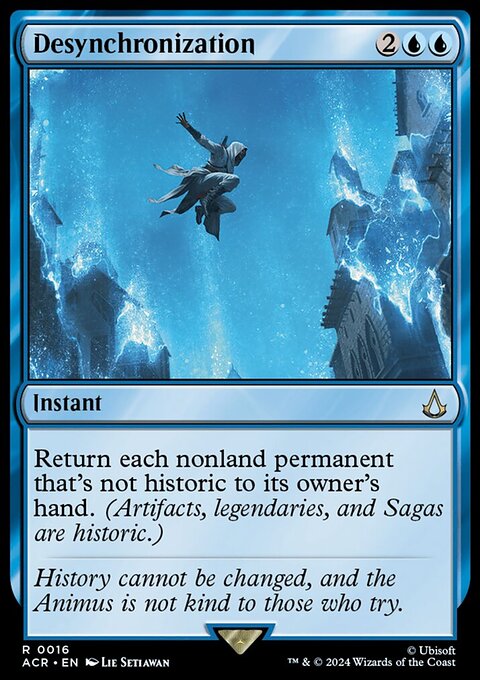 Desynchronization, Assassin's Creed #16, Magic: The Gathering card