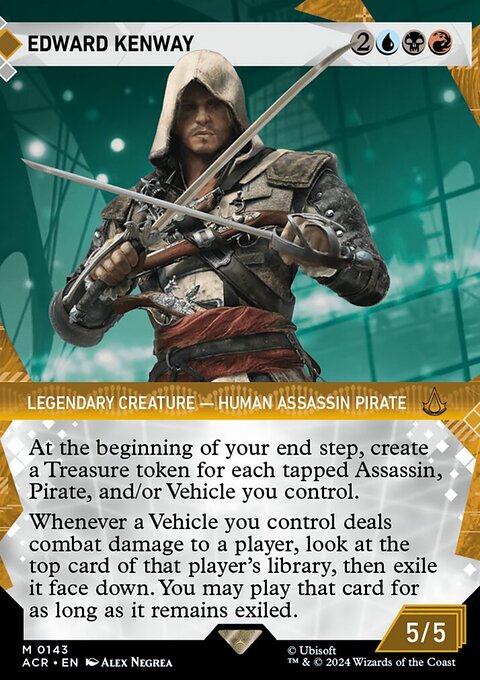 Edward Kenway, Assassin's Creed #143, Magic: The Gathering card