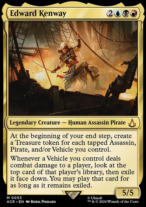 Edward Kenway, Assassin's Creed #53, Magic: The Gathering card