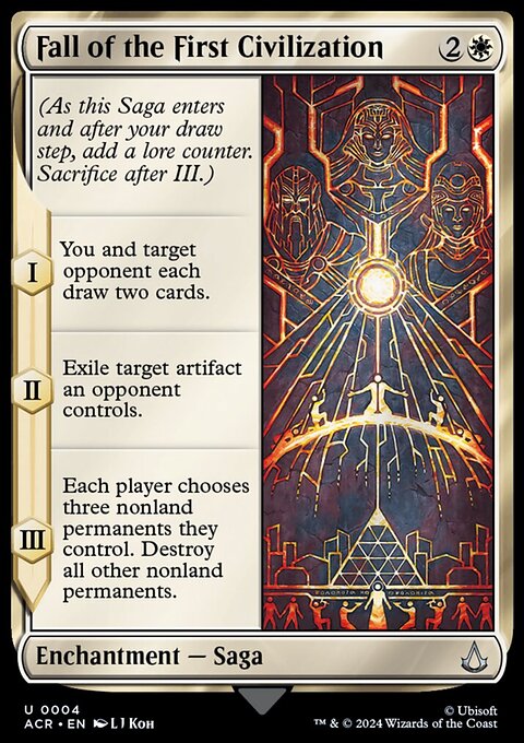 Fall of the First Civilization, Assassin's Creed #4, Magic: The Gathering card