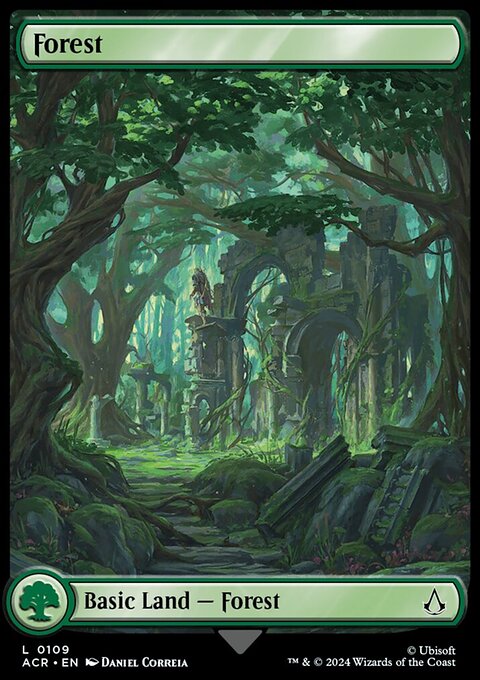 Forest, Assassin's Creed #109, Magic: The Gathering card