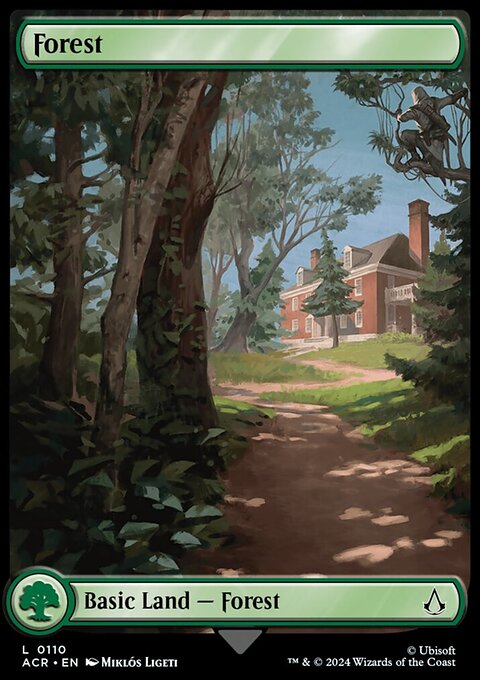 Forest, Assassin's Creed #110, Magic: The Gathering card