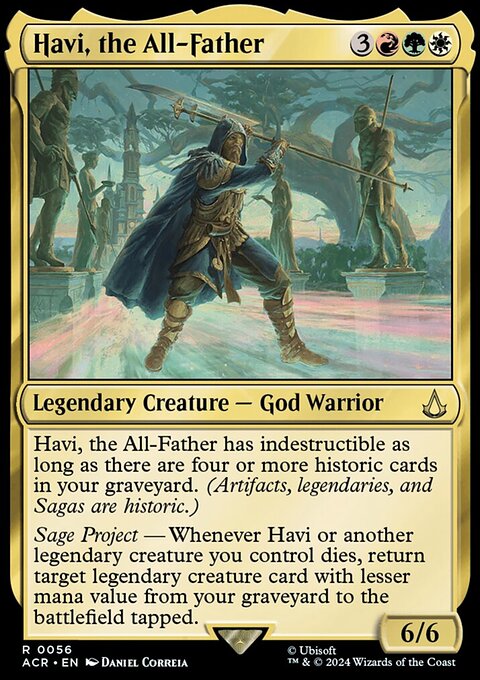 Havi, the All-Father, Assassin's Creed #56, Magic: The Gathering card