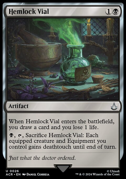 Hemlock Vial, Assassin's Creed #26, Magic: The Gathering card