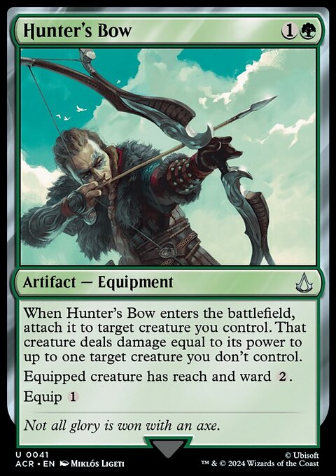 Hunter's Bow, Assassin's Creed #41, Magic: The Gathering card