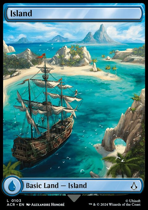 Island, Assassin's Creed #103, Magic: The Gathering card