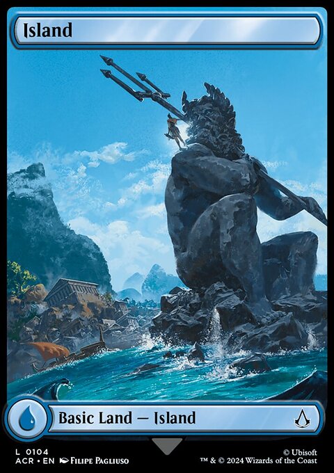 Island, Assassin's Creed #104, Magic: The Gathering card