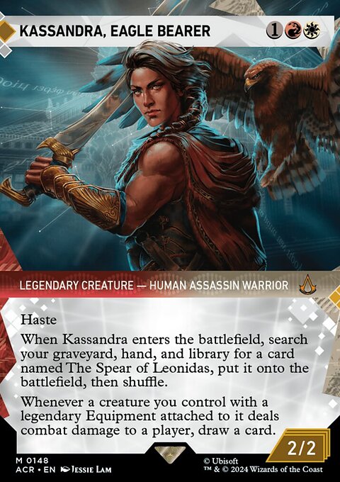 Kassandra, Eagle Bearer, Assassin's Creed #148, Magic: The Gathering card
