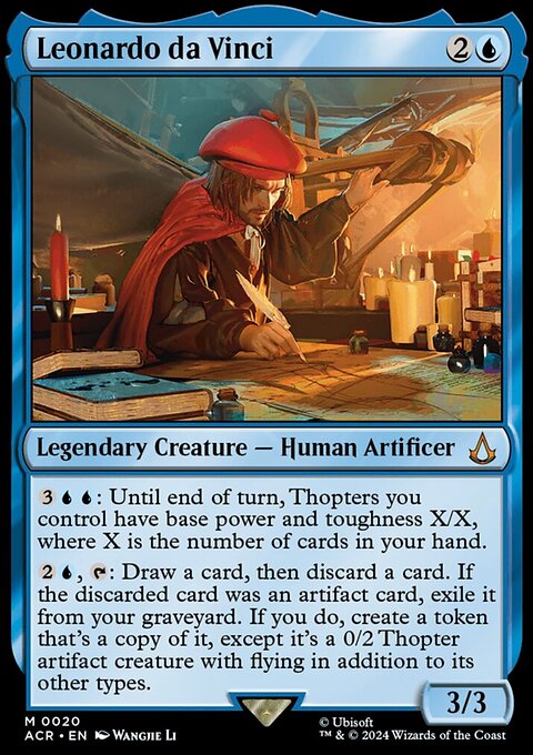 Leonardo da Vinci, Assassin's Creed #20, Magic: The Gathering card