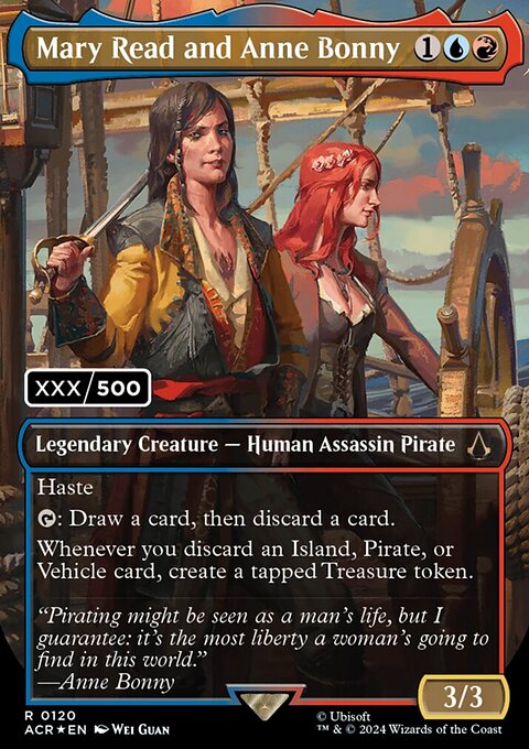 Mary Read and Anne Bonny, Assassin's Creed #120z, Magic: The Gathering card