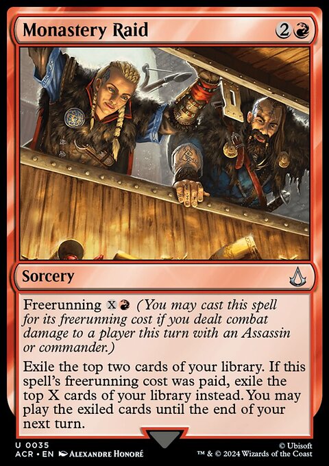 Monastery Raid, Assassin's Creed #35, Magic: The Gathering card