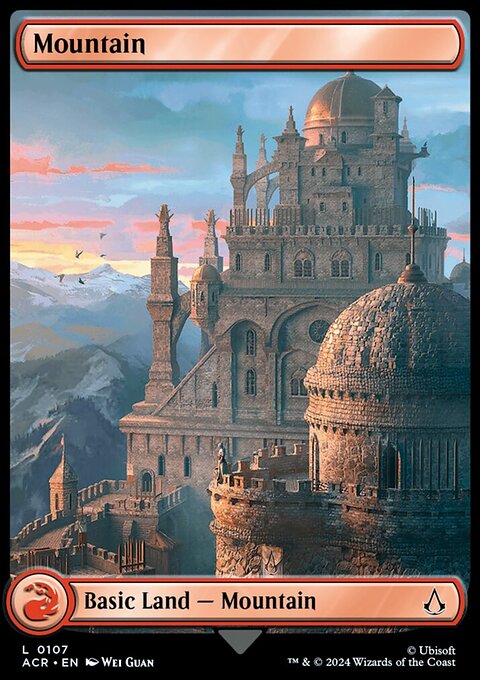 Mountain, Assassin's Creed #107, Magic: The Gathering card
