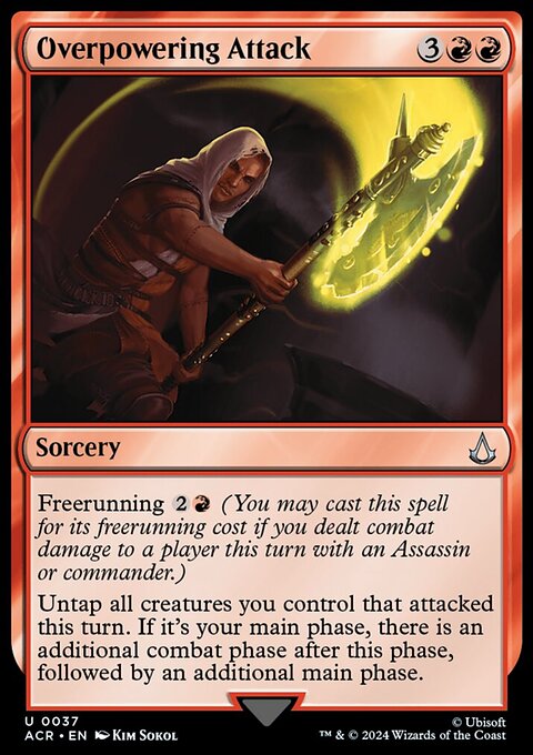 Overpowering Attack, Assassin's Creed #37, Magic: The Gathering card