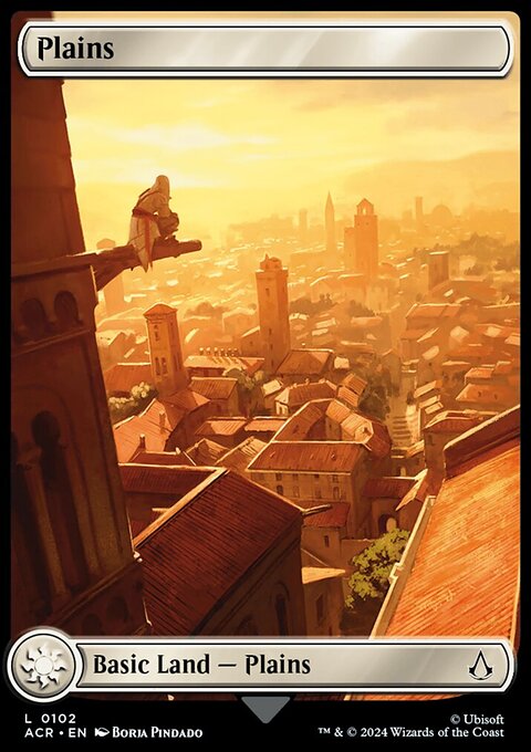 Plains, Assassin's Creed #102, Magic: The Gathering card