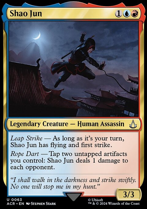 Shao Jun, Assassin's Creed #63, Magic: The Gathering card