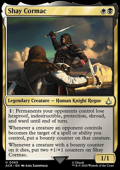 Shay Cormac, Assassin's Creed #65, Magic: The Gathering card