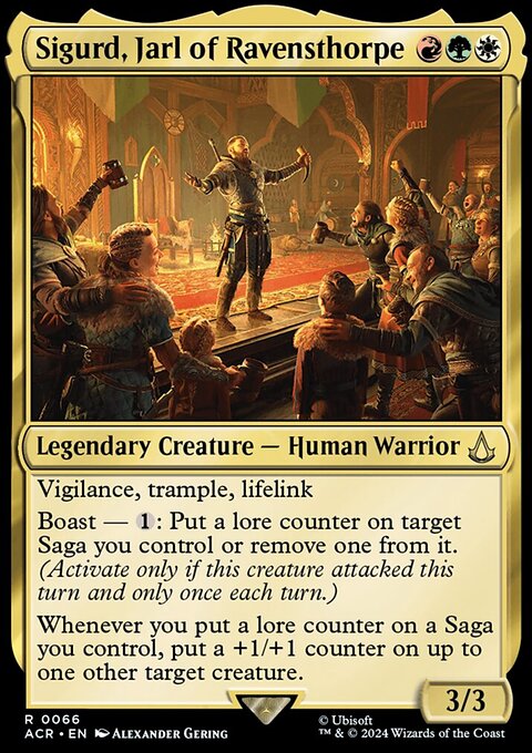 Sigurd, Jarl of Ravensthorpe, Assassin's Creed #66, Magic: The Gathering card
