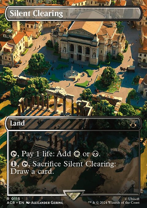 Silent Clearing, Assassin's Creed #115, Magic: The Gathering card