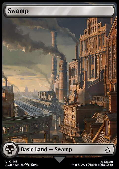 Swamp, Assassin's Creed #105, Magic: The Gathering card