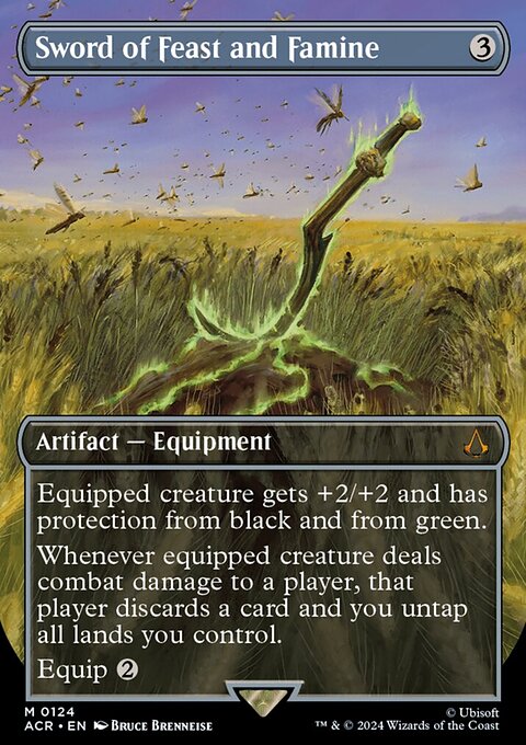 Sword of Feast and Famine, Assassin's Creed #124, Magic: The Gathering card