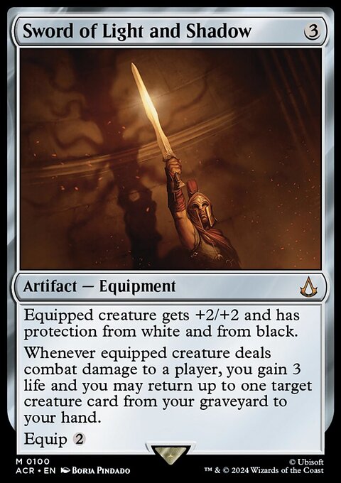 Sword of Light and Shadow, Assassin's Creed #100, Magic: The Gathering card