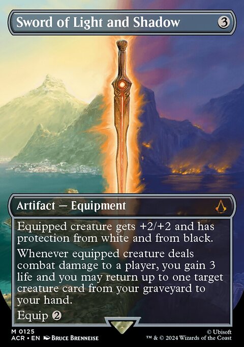 Sword of Light and Shadow, Assassin's Creed #125, Magic: The Gathering card
