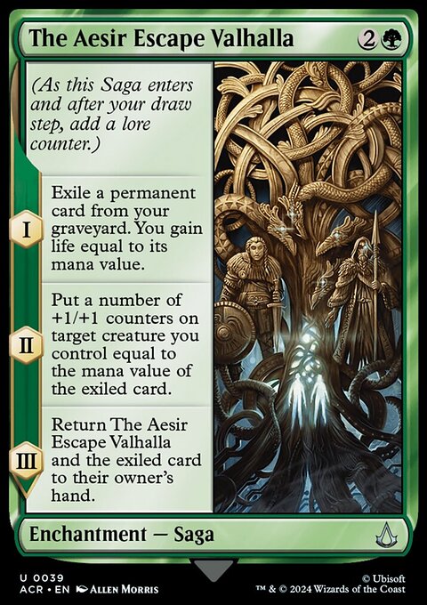 The Aesir Escape Valhalla, Assassin's Creed #39, Magic: The Gathering card