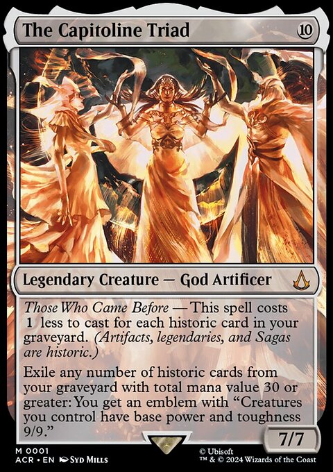The Capitoline Triad, Assassin's Creed #1, Magic: The Gathering card