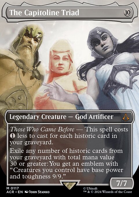 The Capitoline Triad, Assassin's Creed #117, Magic: The Gathering card