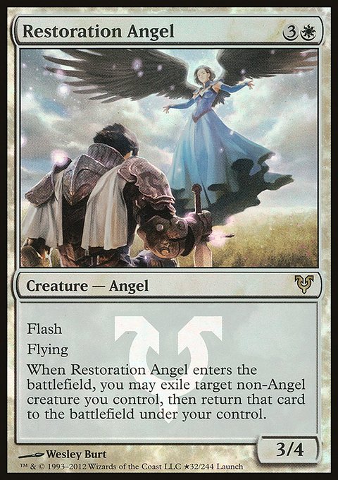 Restoration Angel, Avacyn Restored Promos #32★, Magic: The Gathering card