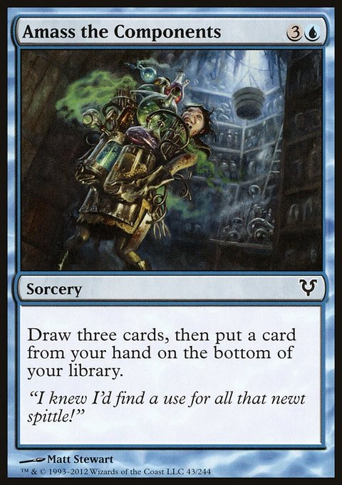 Amass the Components, Avacyn Restored #43, Magic: The Gathering card