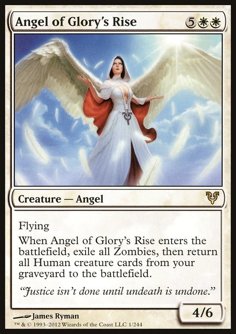 Angel of Glory's Rise, Avacyn Restored #1, Magic: The Gathering card