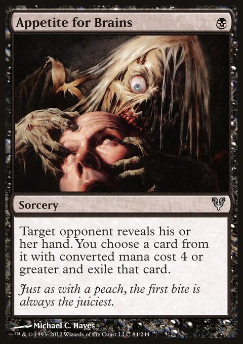 Appetite for Brains, Avacyn Restored #84, Magic: The Gathering card