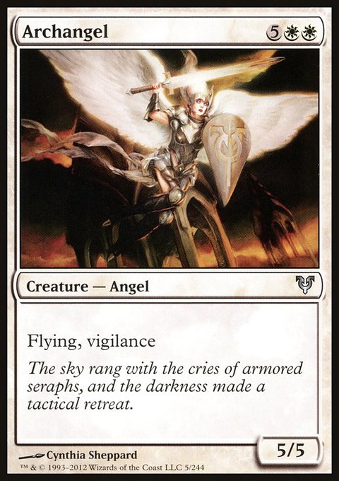 Archangel, Avacyn Restored #5, Magic: The Gathering card