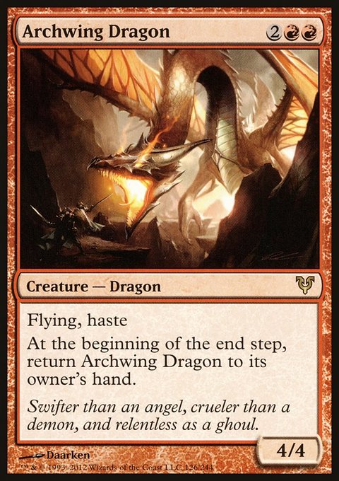 Archwing Dragon, Avacyn Restored #126, Magic: The Gathering card