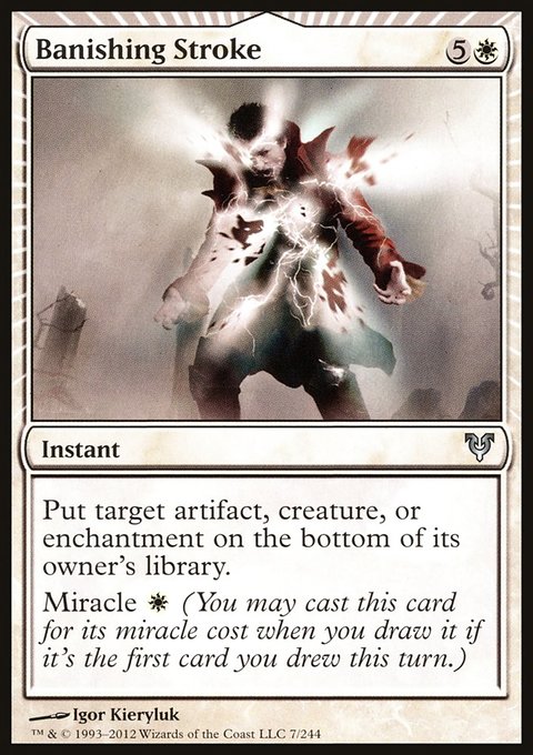 Banishing Stroke, Avacyn Restored #7, Magic: The Gathering card