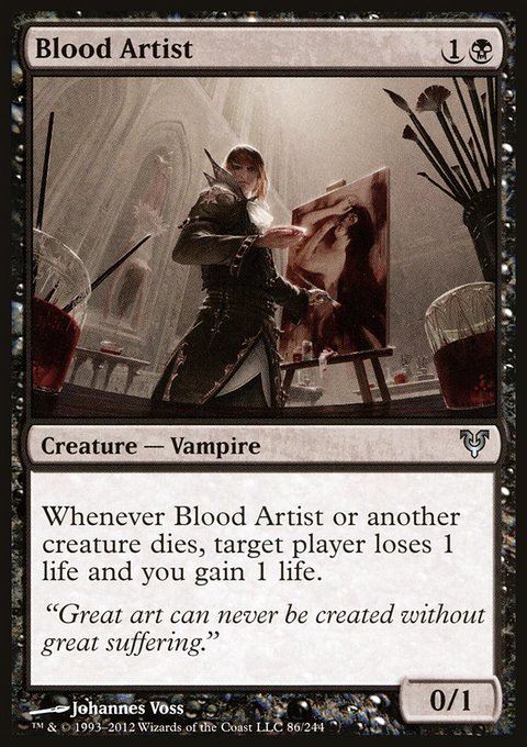 Blood Artist, Avacyn Restored #86, Magic: The Gathering card