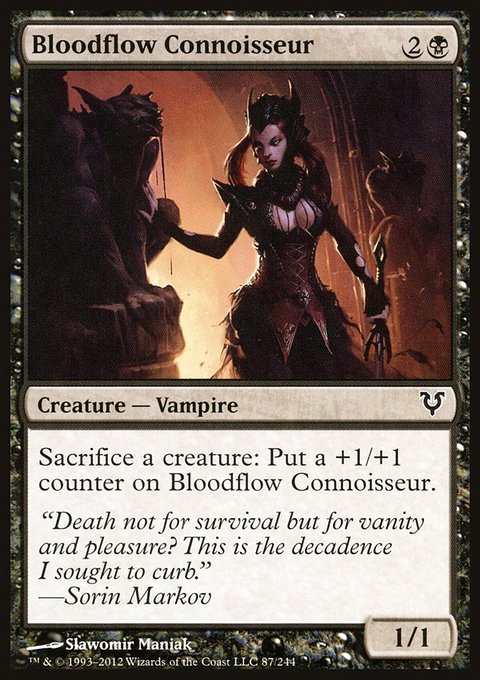 Bloodflow Connoisseur, Avacyn Restored #87, Magic: The Gathering card