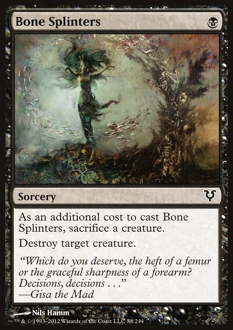 Bone Splinters, Avacyn Restored #88, Magic: The Gathering card