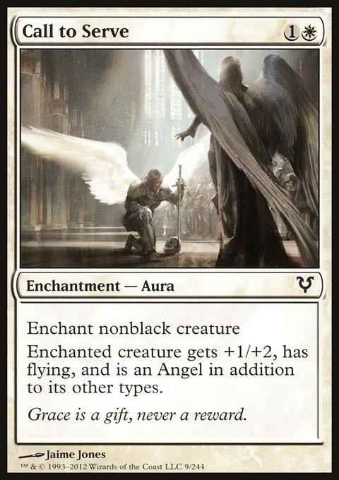 Call to Serve, Avacyn Restored #9, Magic: The Gathering card