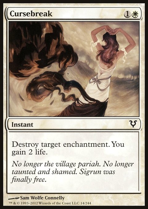 Cursebreak, Avacyn Restored #14, Magic: The Gathering card
