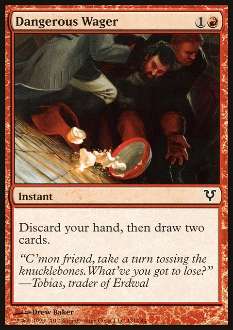 Dangerous Wager, Avacyn Restored #131, Magic: The Gathering card